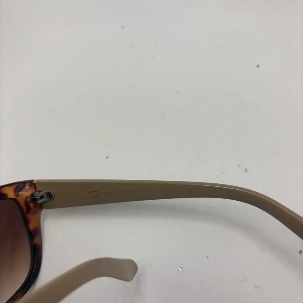 Oscar de la Renta O Sunglasses Tortoise Brown Gradient Lens Designer Eyewear